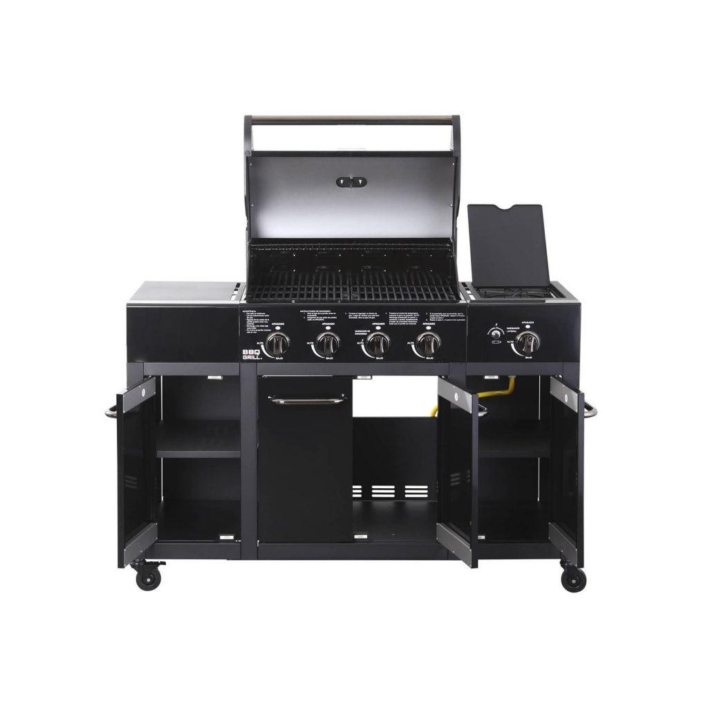 Parrilla Bbq Grill De 4 Quemadores Buffalo Black + Funda Incluida - BBQ ...